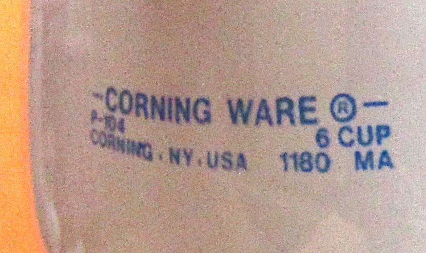 Original Corning Ware USA 6 Cup Tea Pot