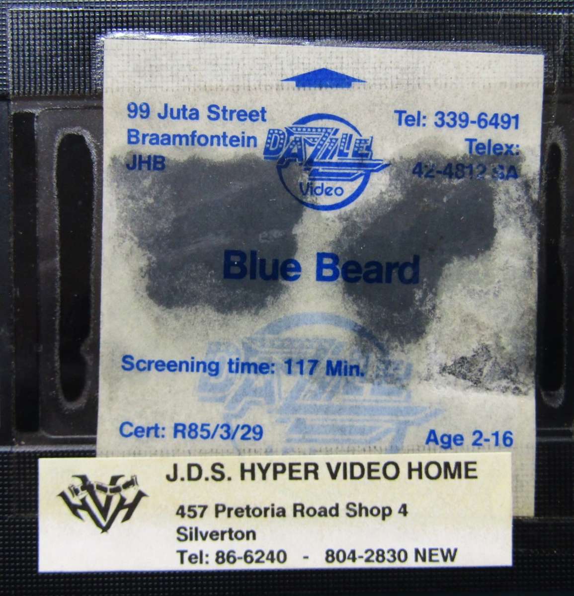 Bluebeard - Richard Burton - Horror Movie VHS Tape (1985)