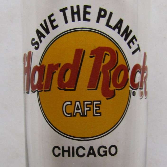Old Hard Rock Cafe Chicago Double Size Shot Glass