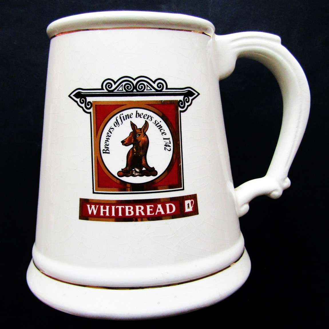 Large Old Whitbread Beer Jug