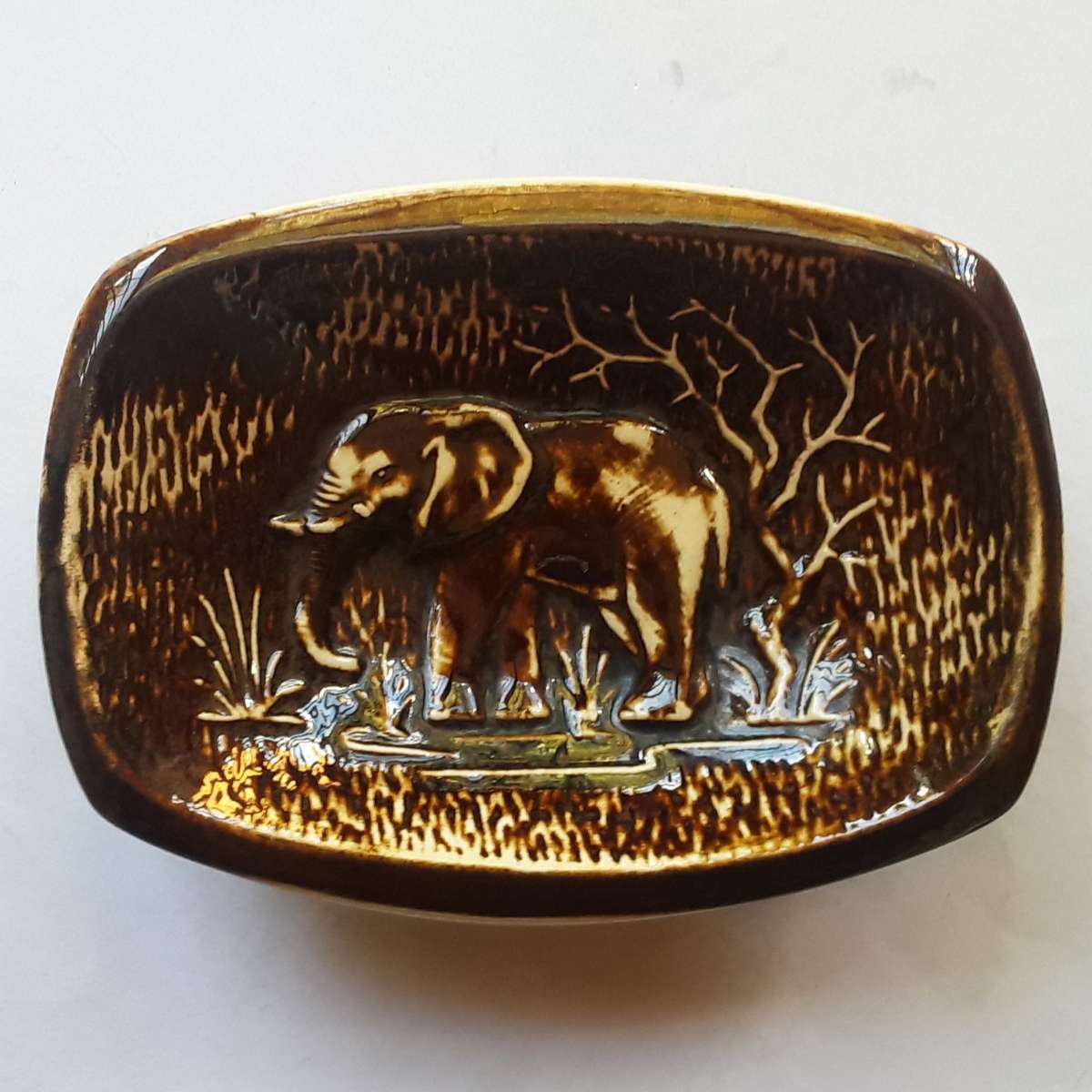 Old Kruger Park Elephant Ashtray