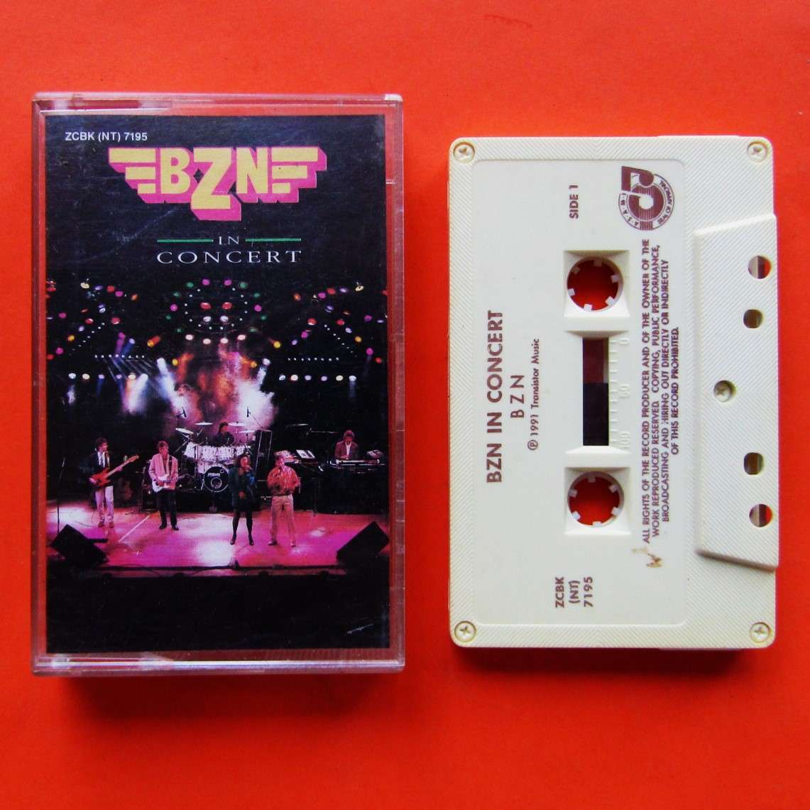 BZN - In Concert - Cassette Tape (1991)