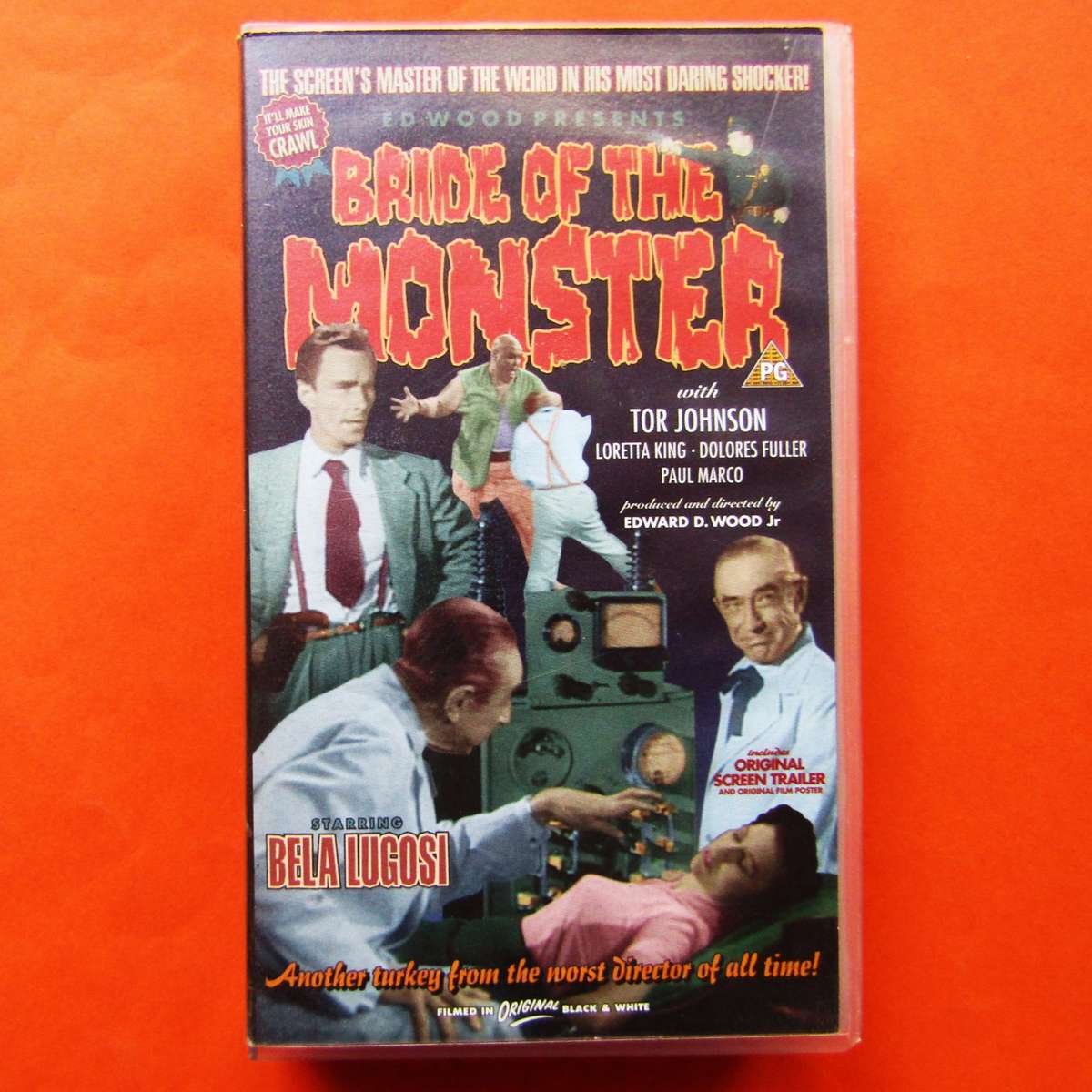 Bride of the Monster - Horror Movie VHS Tape (1995)