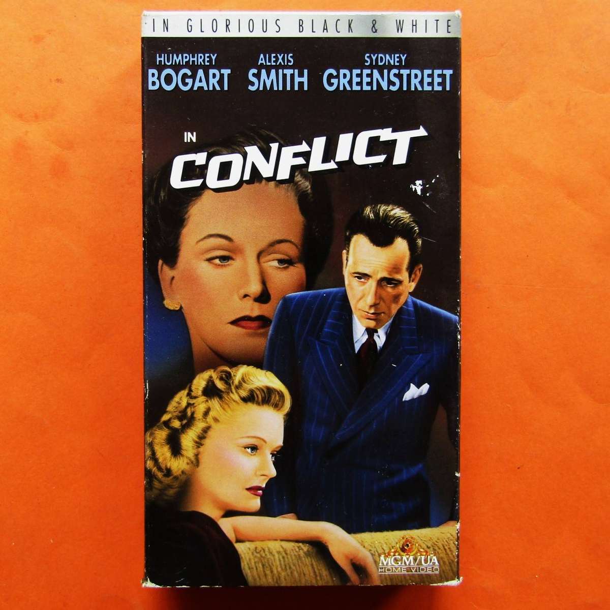 Conflict - Humphrey Bogart - Movie VHS Tape (1992)