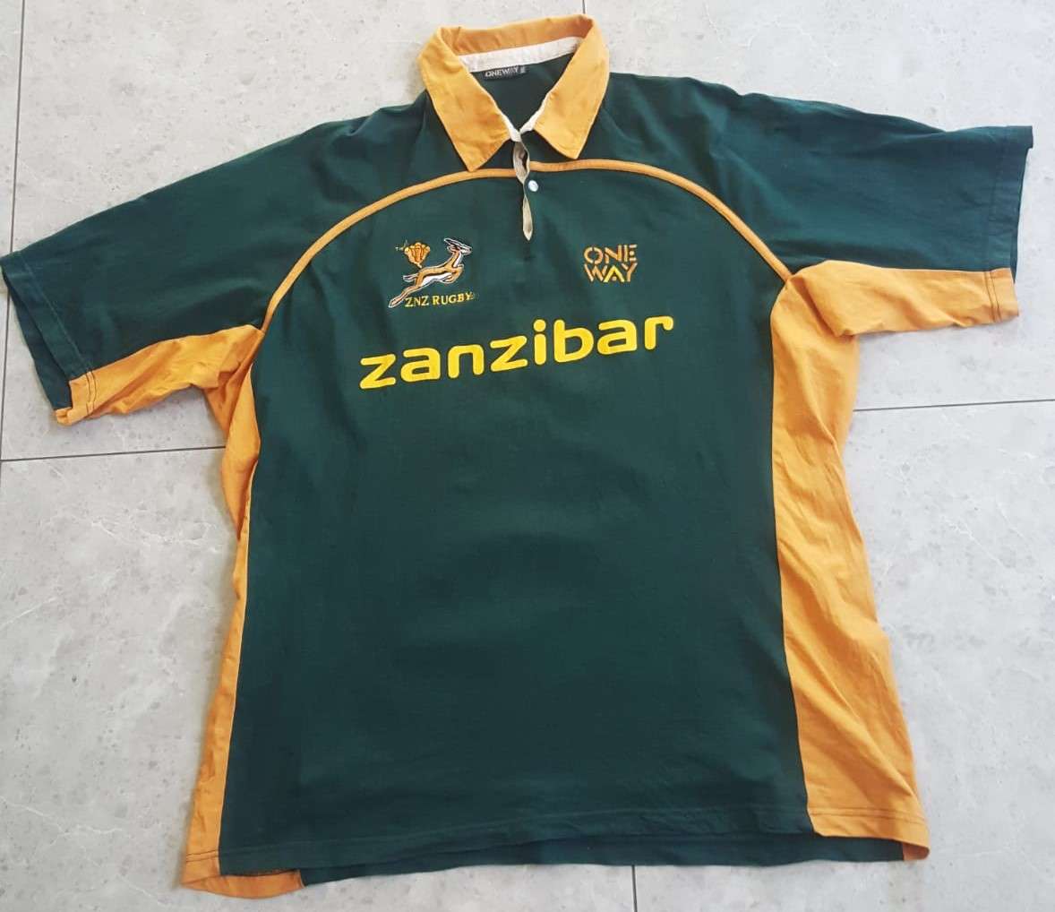 Old Zanzibar Springbok Rugby Jersey