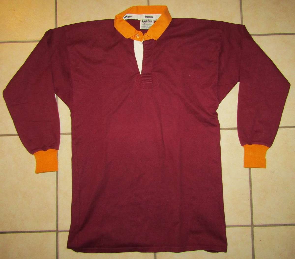 Old Barbarian Long Sleeve Rugby Jersey
