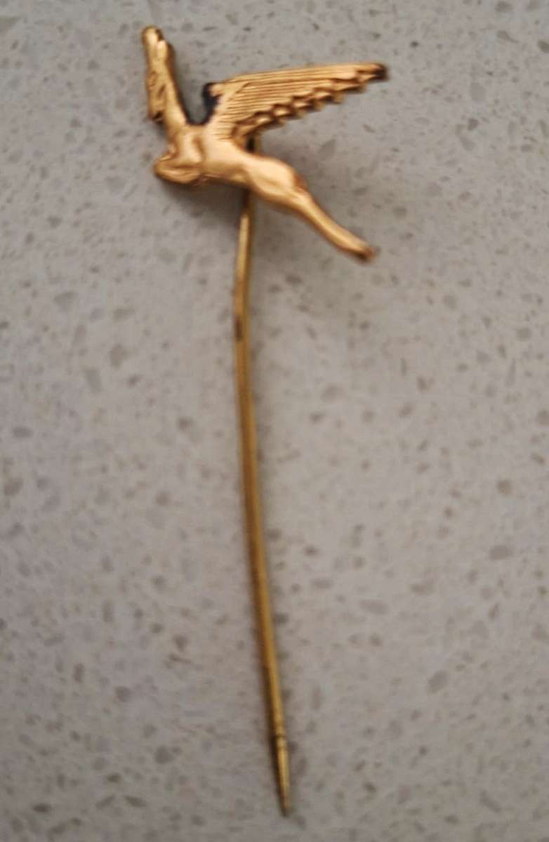 Old SAA Airways Flying Springbok Stick Pin Badge