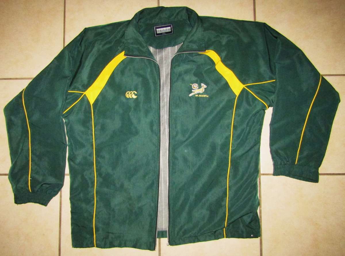 Old Springbok Rugby Tracksuit Jacket - Size XXL