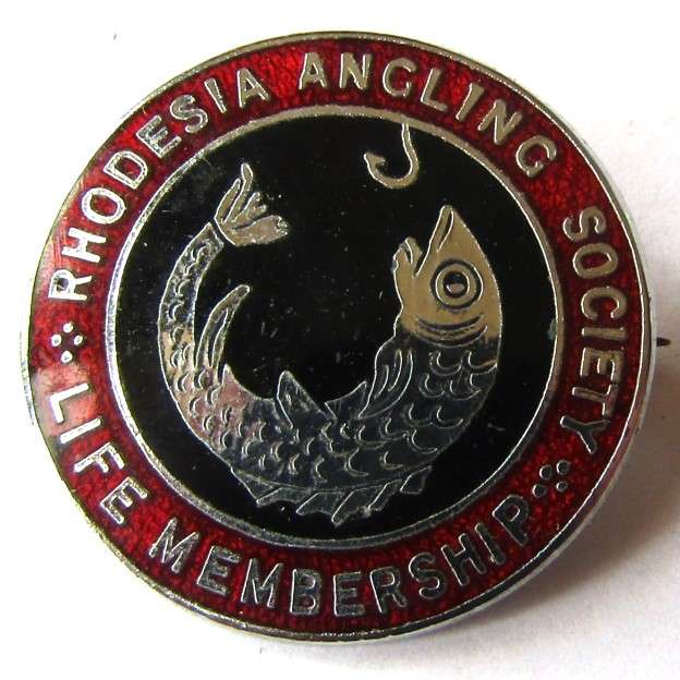 Old Rhodesia Angling Society Lapel Pin Badge