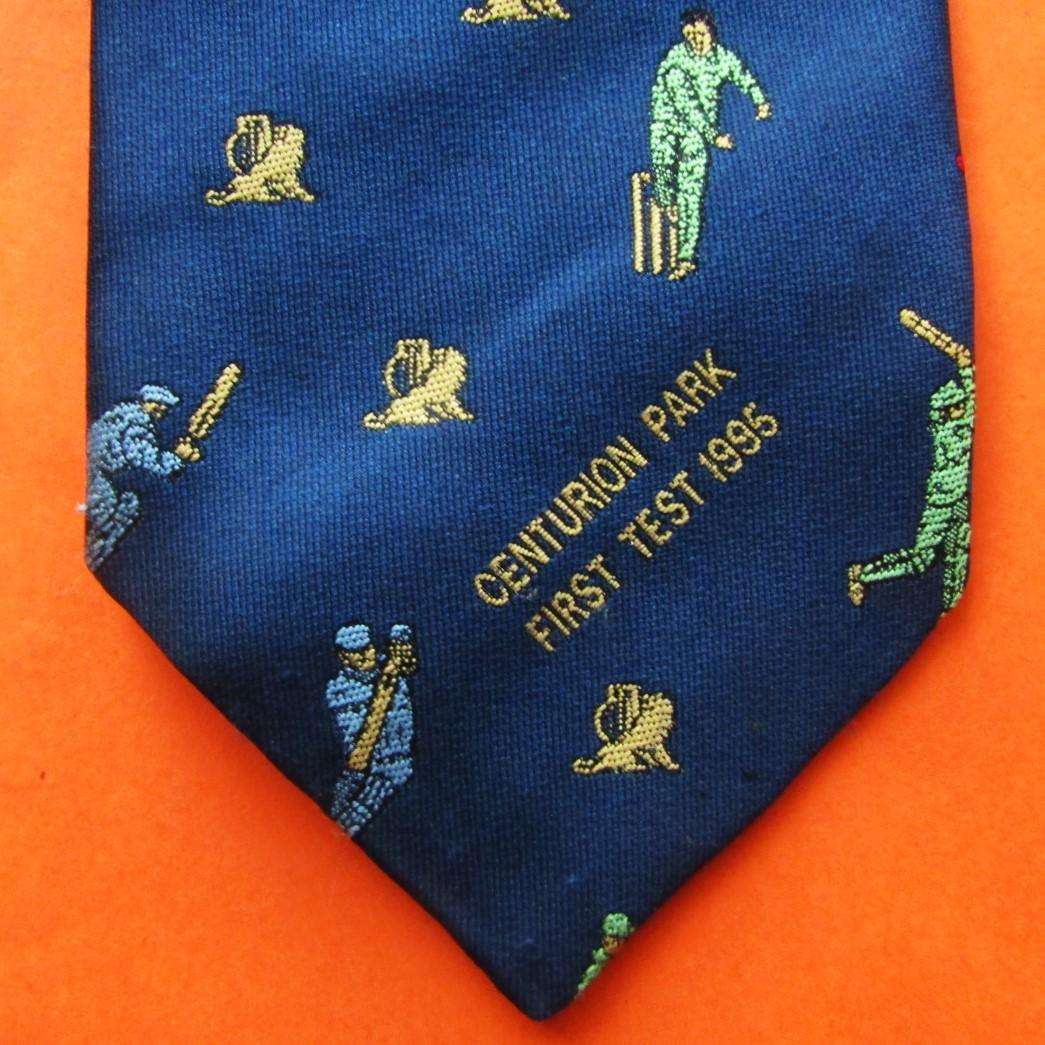 1995 Centurion Park First Test Cricket Neck Tie