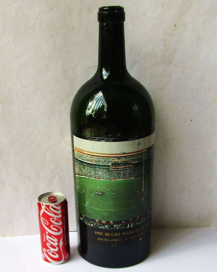 1995 Rugby World Cup Final - Large Magnum Size Wine Bottle
