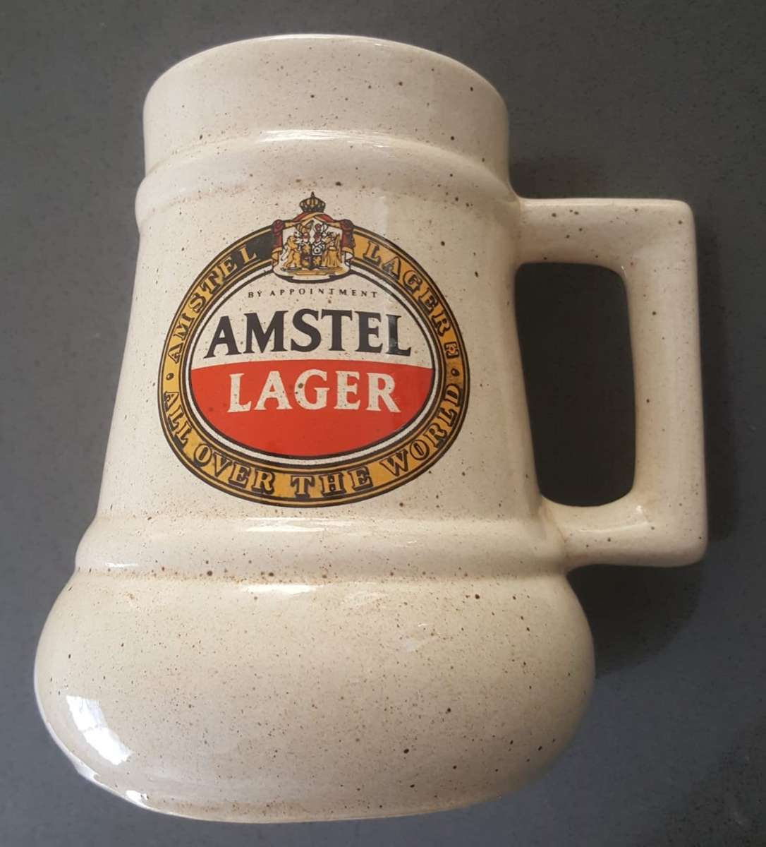 Old Amstel Lager Beer Mug
