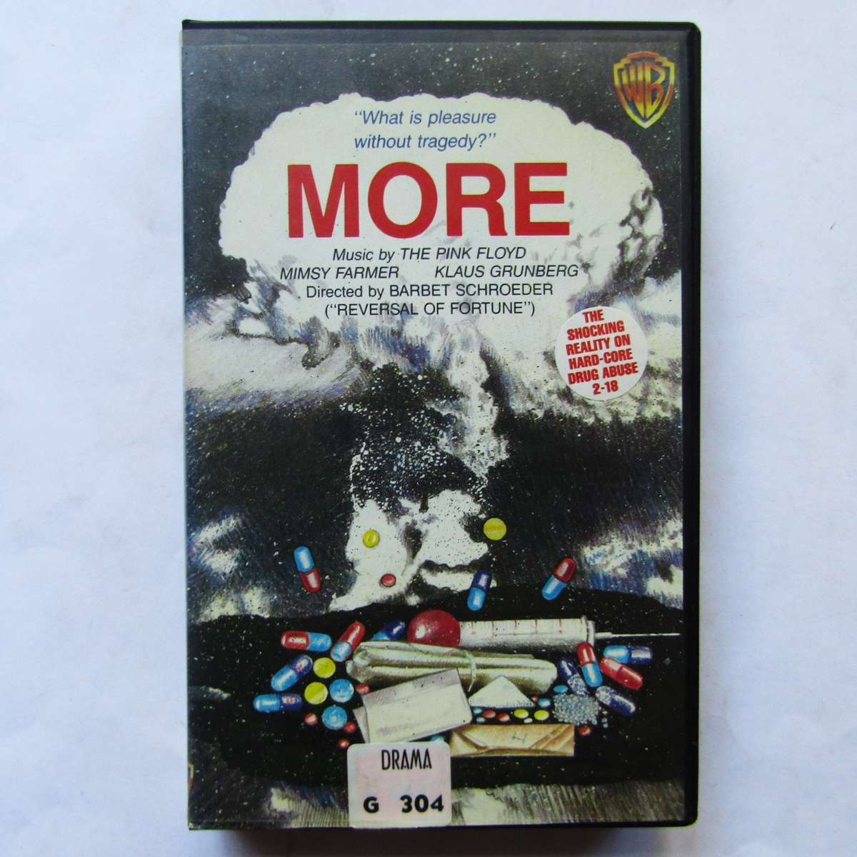 More - Mimsy Farmer - Drug Movie VHS Tape (1991)