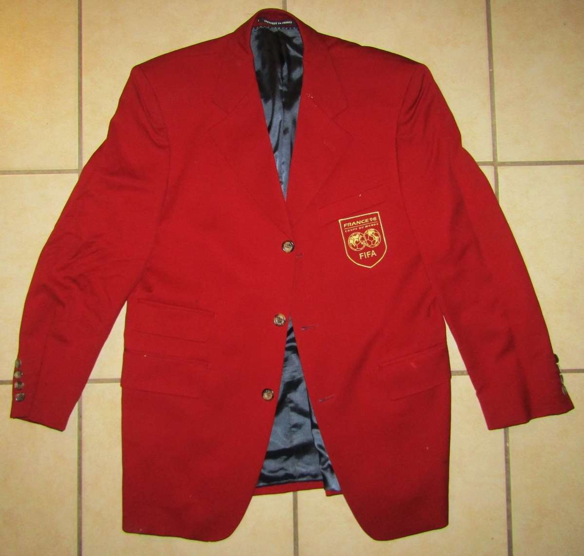 1998 France World Cup FIFA Blazer Jacket