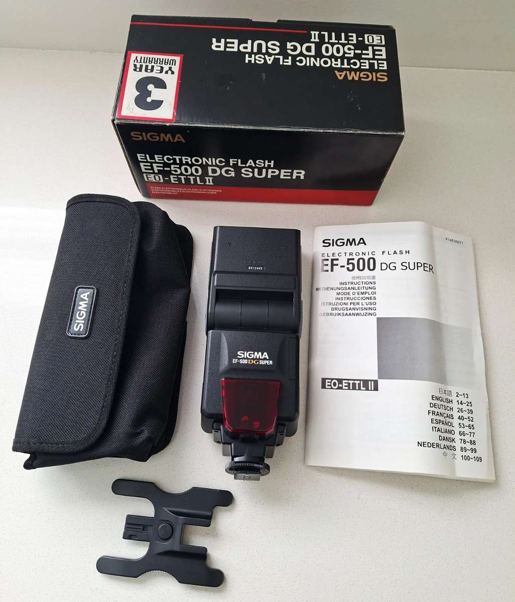 Sigma EF-500 DG Super Electronic Flash for Canon
