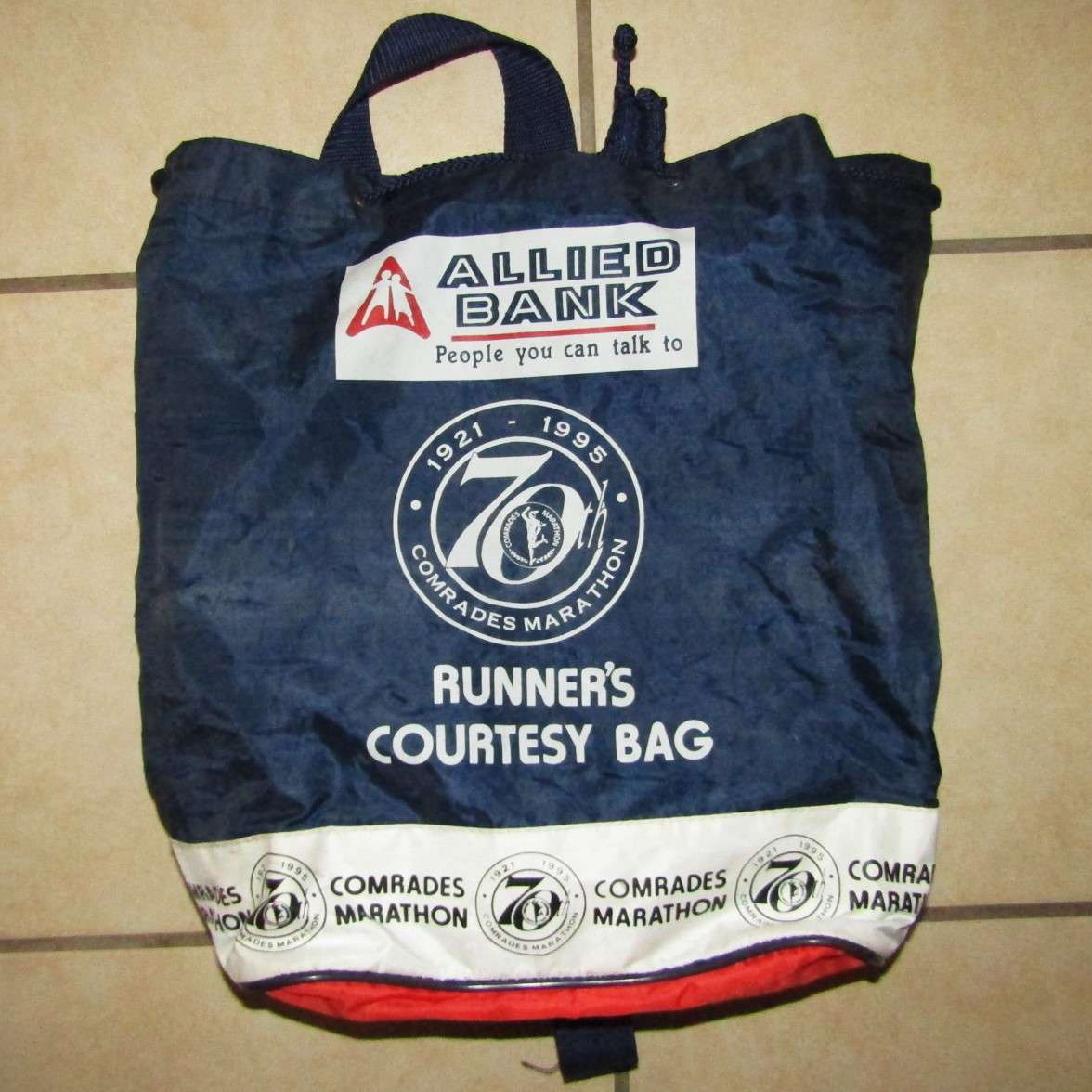 1995 Comrades Marathon Runner's Courtesy Bag