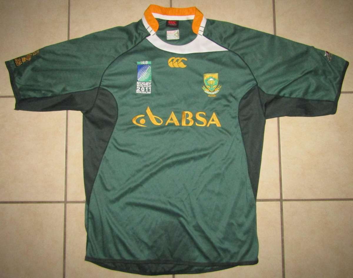 2011 World Cup Springbok Rugby Jersey - Size XXL