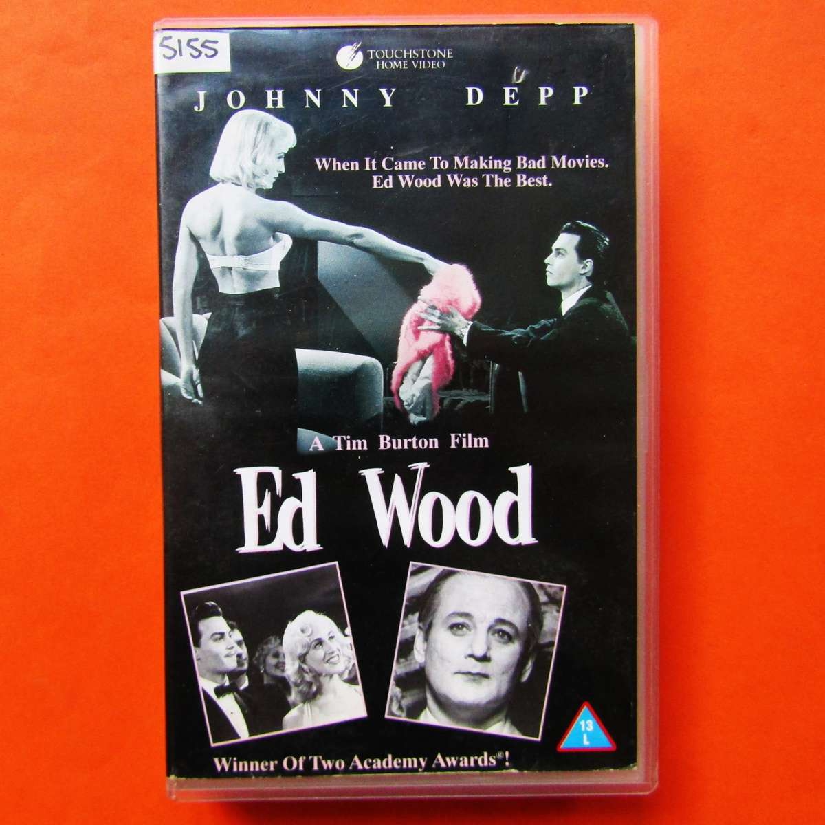 Ed Wood - Johnny Depp - Dark Comedy Movie VHS Tape (1994)