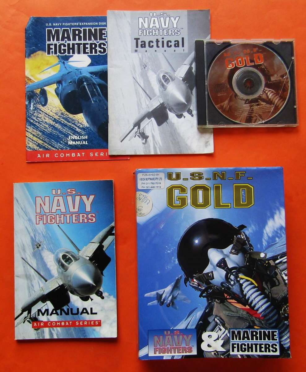 U.S. Navy Fighters Gold - Big Box PC Game (1995)