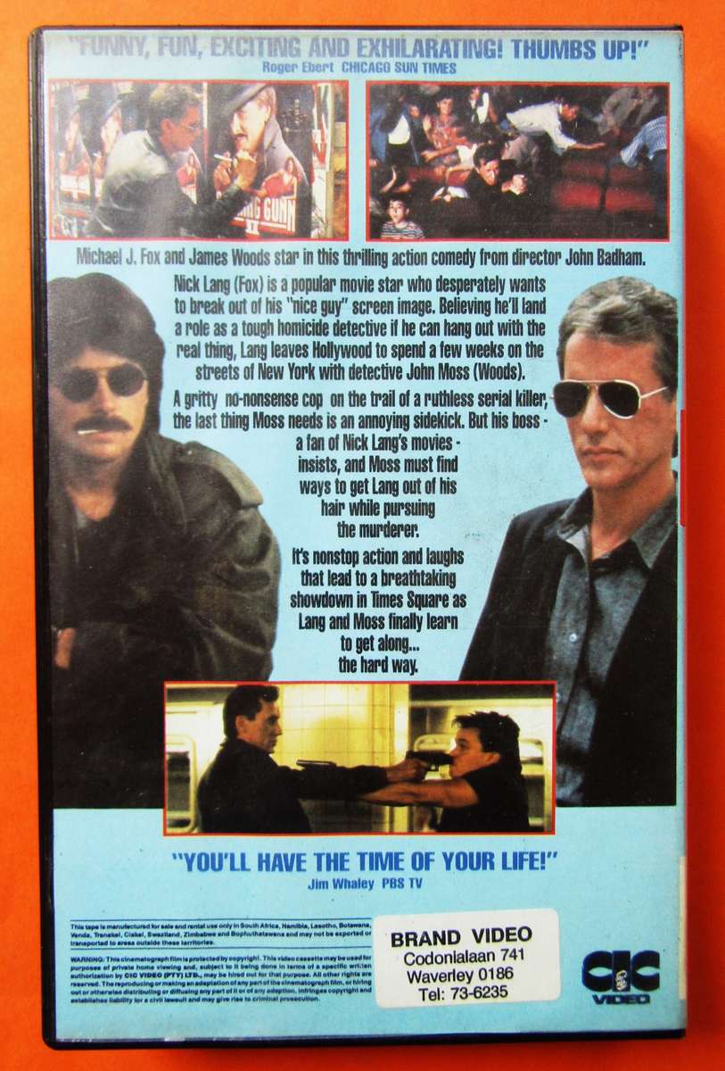 The Hard Way - Michael J. Fox - Movie VHS Tape (1991)