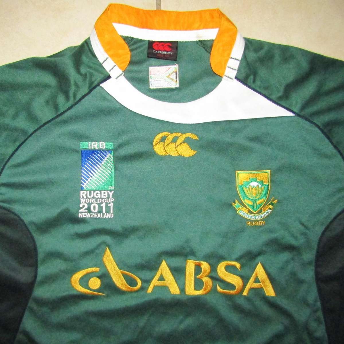 2011 World Cup Springbok Rugby Jersey - Size XXL