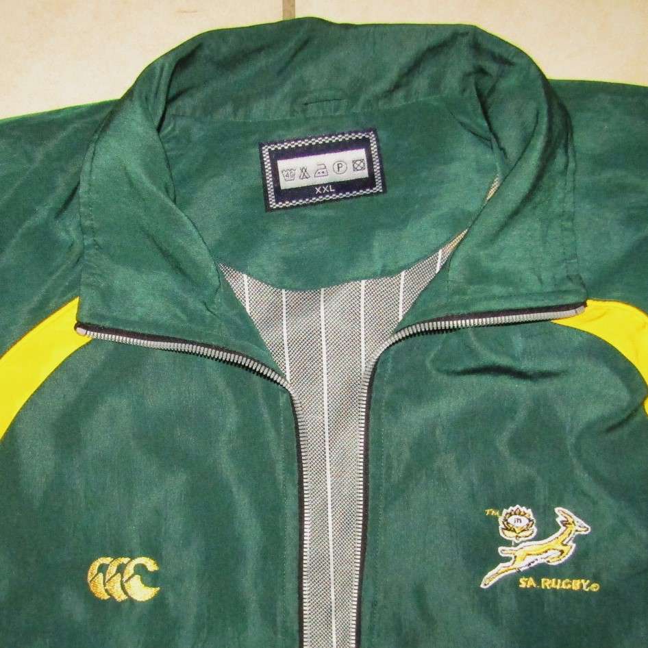 Old Springbok Rugby Tracksuit Jacket - Size XXL