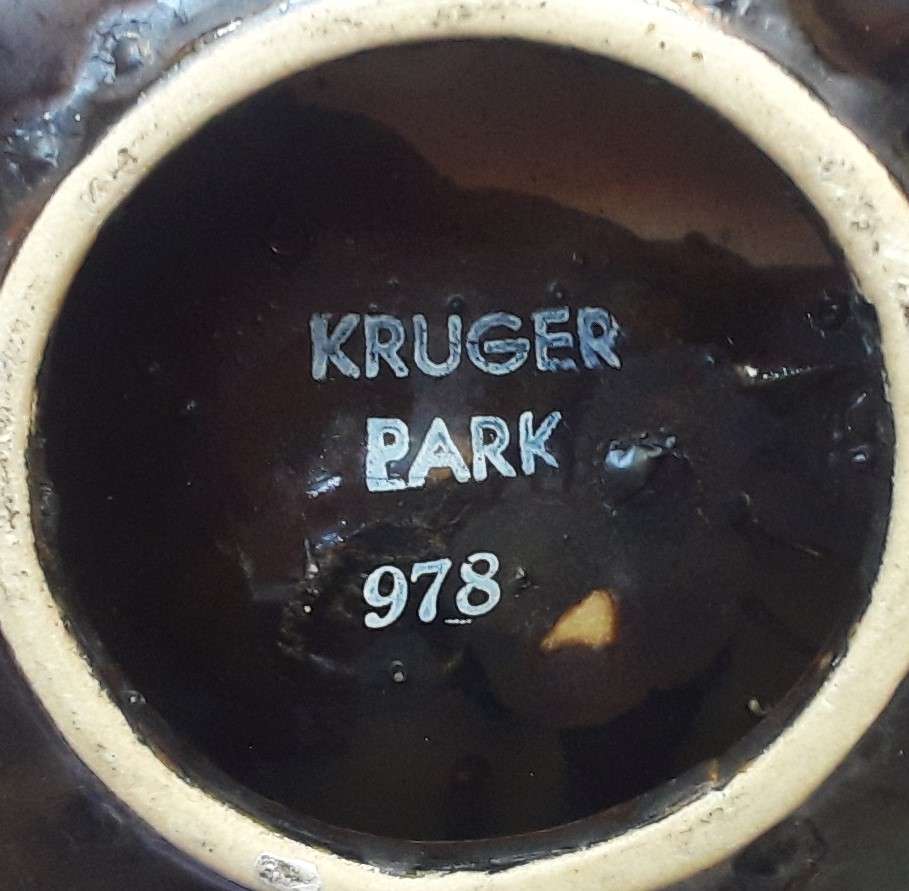 Old Kruger Park Elephant Ashtray