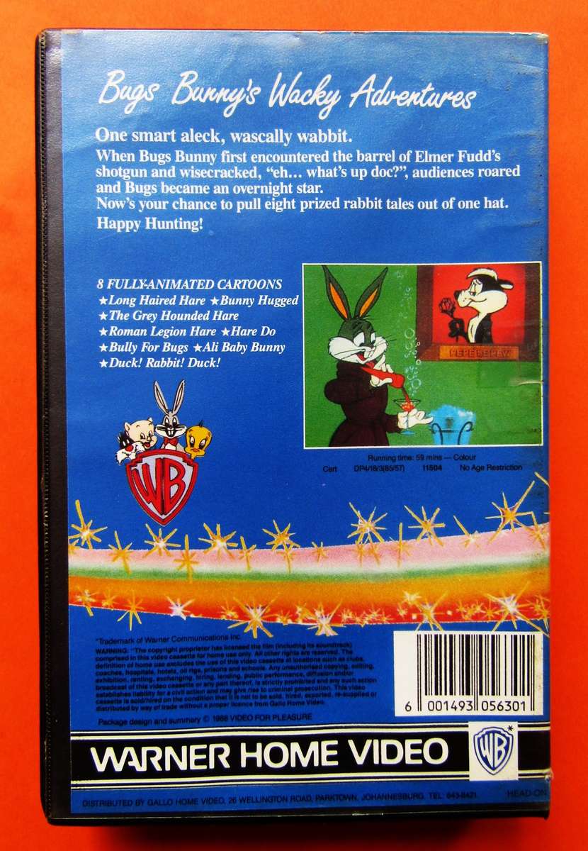 Bugs Bunny - Looney Tunes Collection - VHS Video Tape (1988)