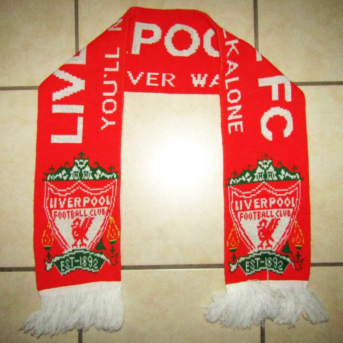 Old Liverpool Football Club Scarf