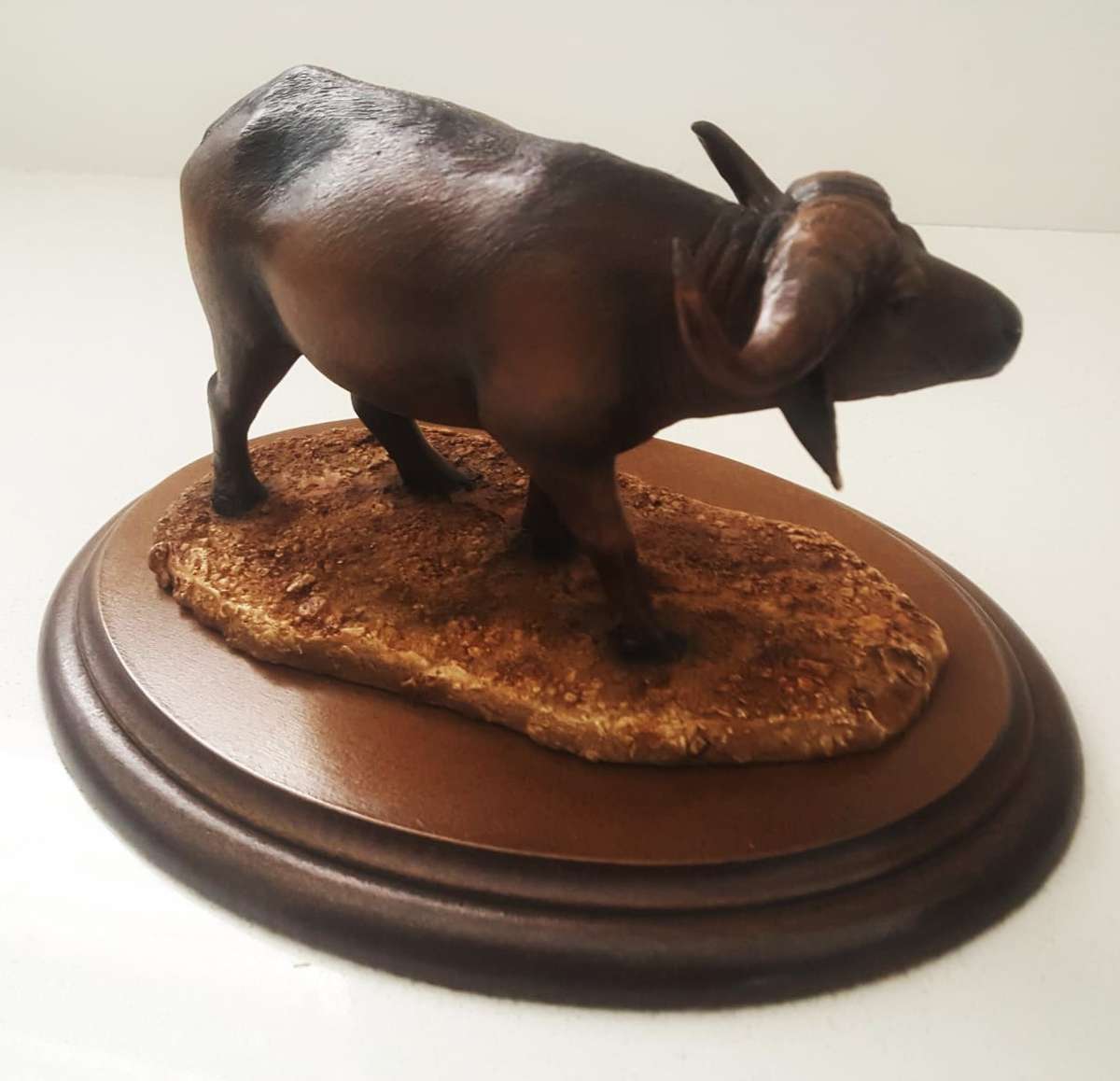 Vintage Buffalo Figure by Silkwoods of Knysna