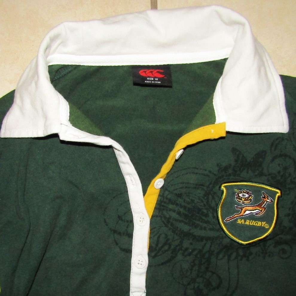 Old Springbok Rugby Long Sleeve Top - Size 12