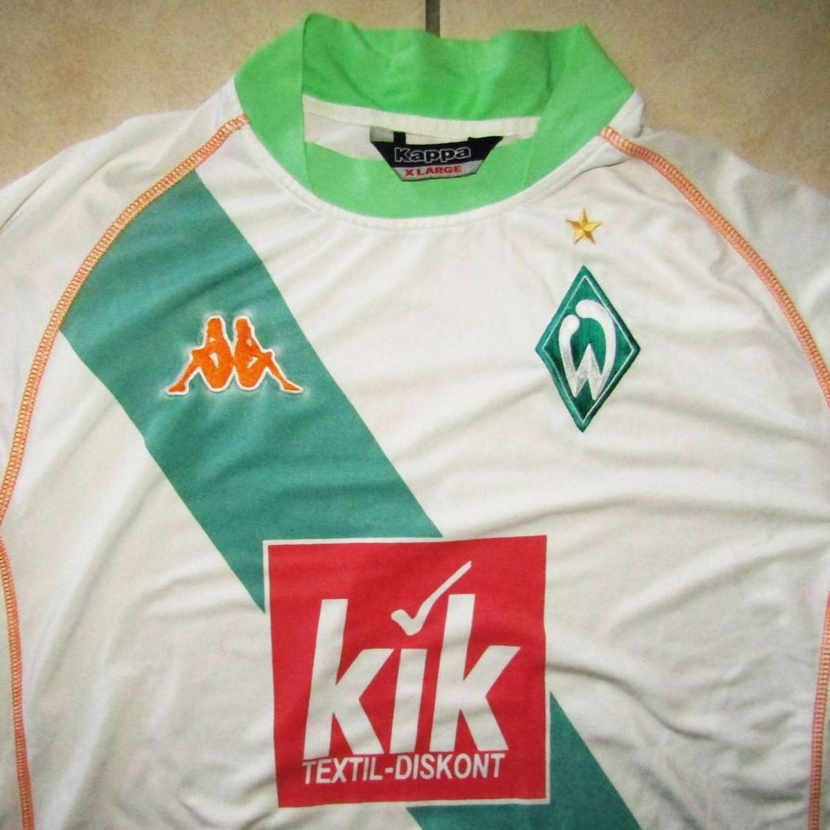 Old Kappa SV Werder Bremen Football Jersey - XL Size
