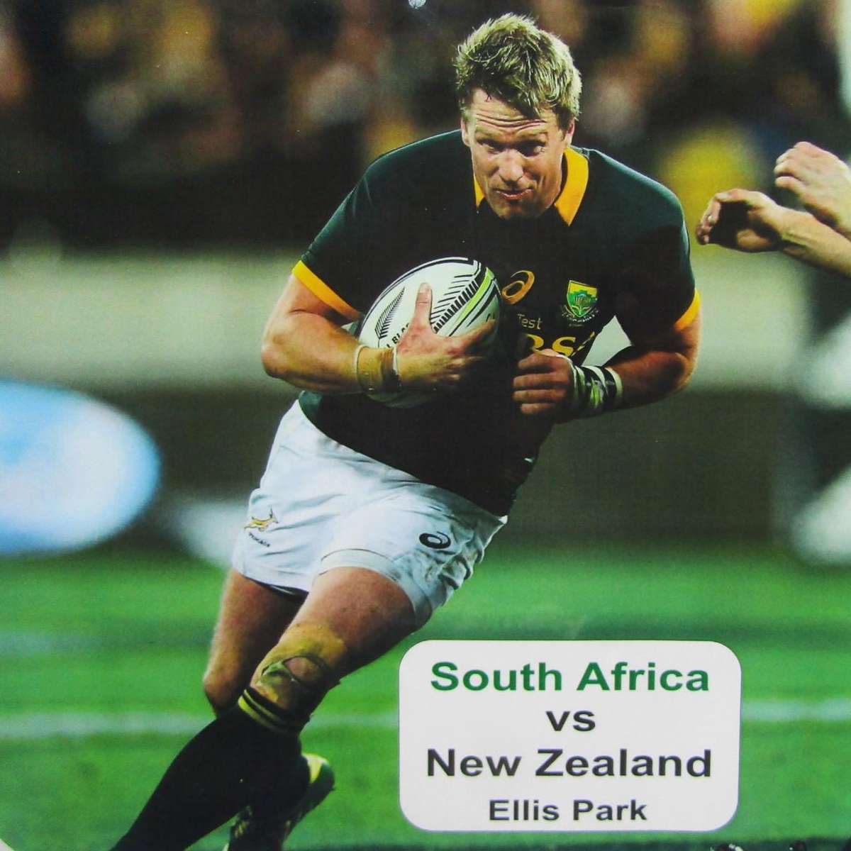 Old Ellis Park Springboks vs All Blacks Rugby Spectator Cushion