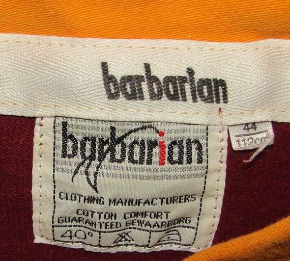 Old Barbarian Long Sleeve Rugby Jersey