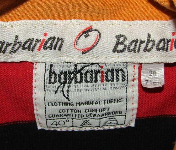 Old Barbarian Bulletjie Rugby Jersey