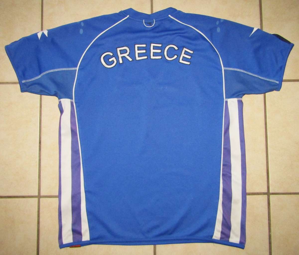Old Diadora Greece Football Jersey - Large Size