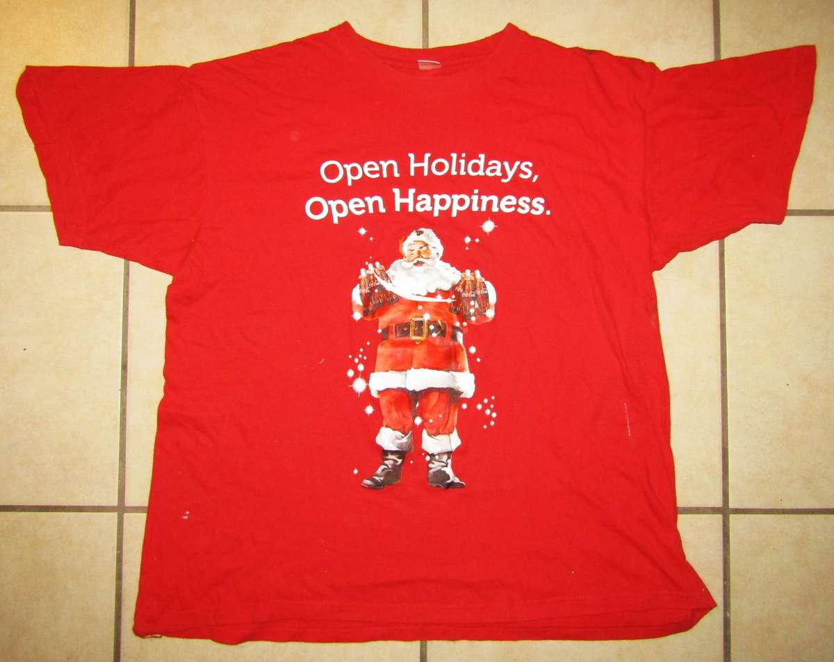 Old Coca Cola Advertising T-Shirt