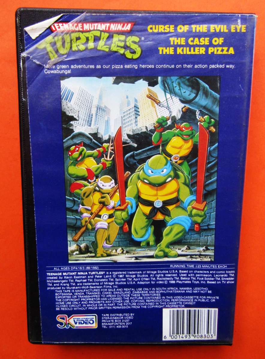 Teenage Mutant Ninja Turtles - VHS Video Tape (1988)