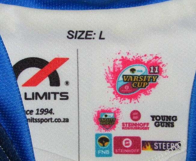 Sonop Koshuis Varsity Cup Number 13 Players Rugby Jersey