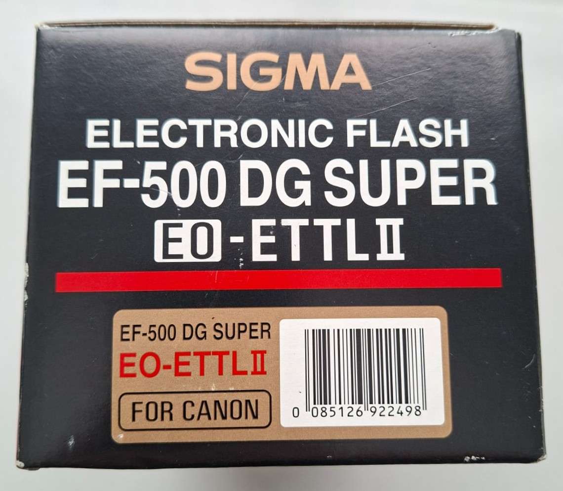 Sigma EF-500 DG Super Electronic Flash for Canon