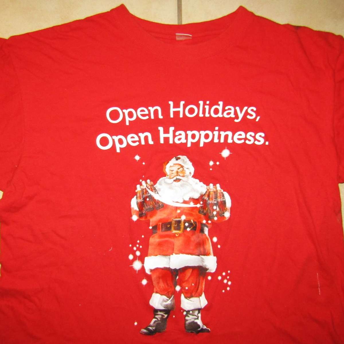 Old Coca Cola Advertising T-Shirt