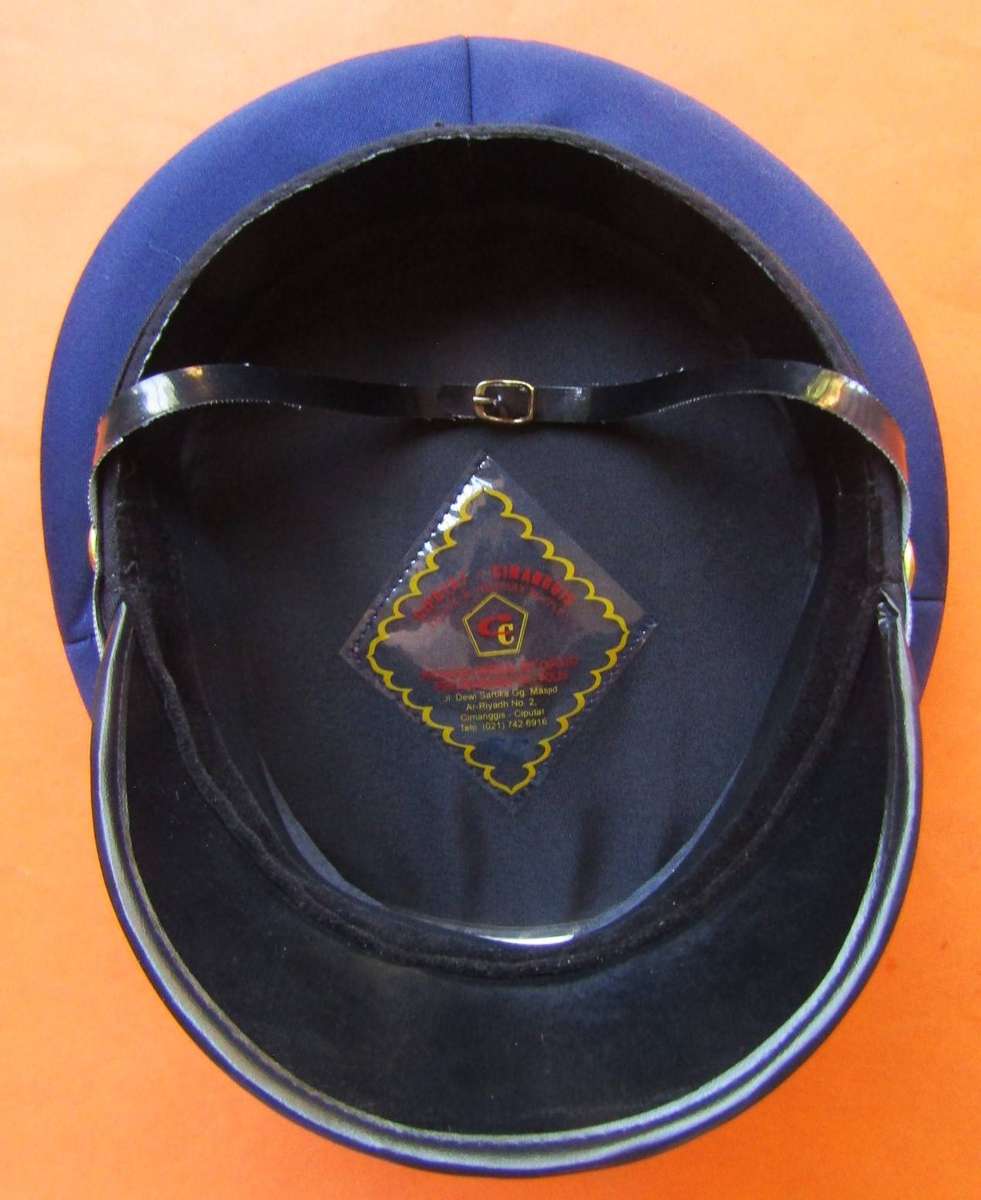 Old Indonesia National Police Peak Cap