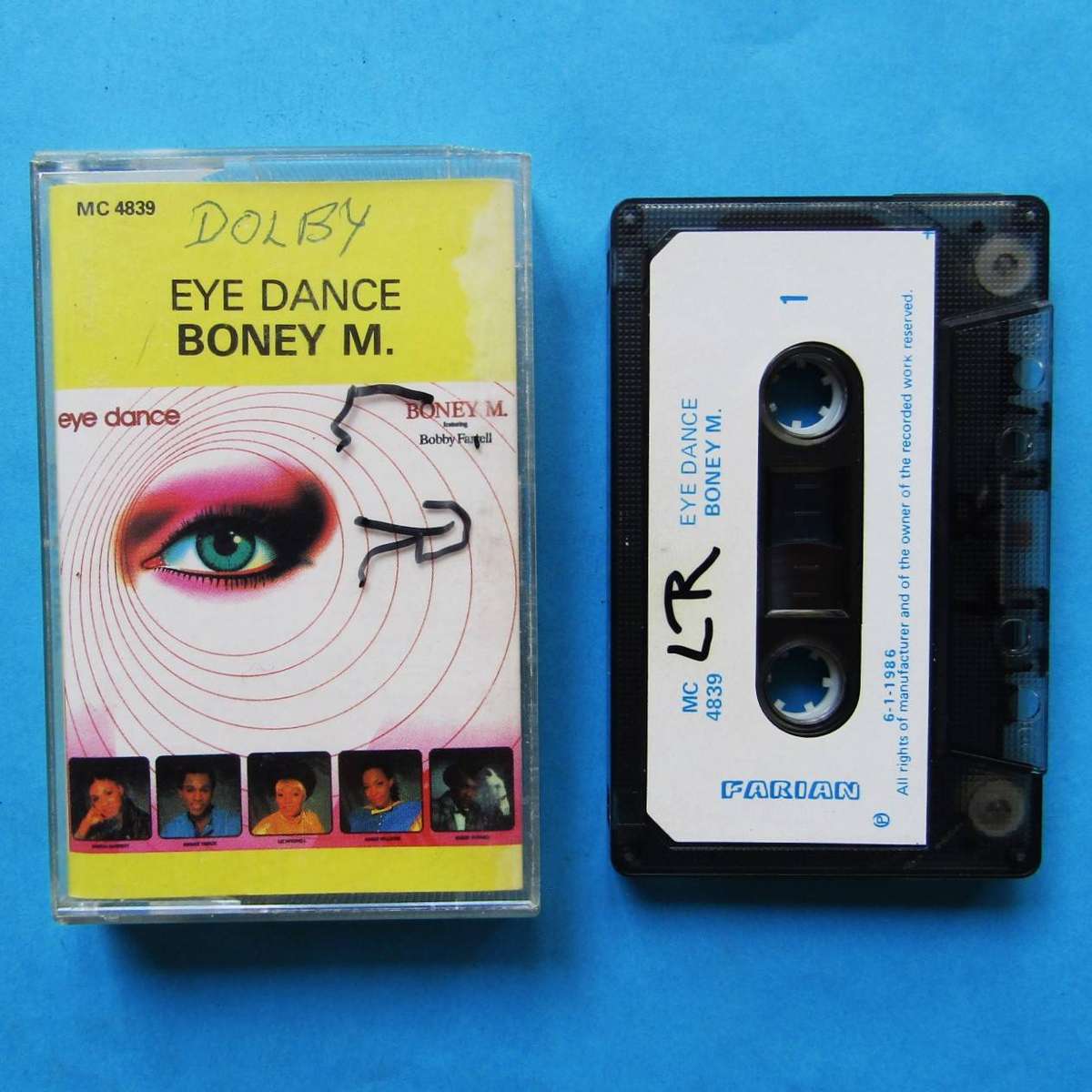 Boney M. - Eye Dance - Cassette Tape (1986)