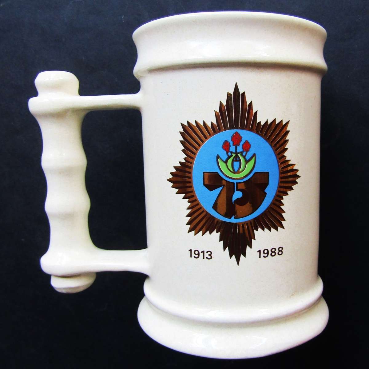 1988 SA Police 75 Year Beer Mug