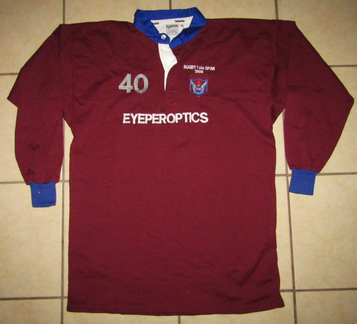 1998 Hoërskool Centurion 1ste Span Long Sleeve Rugby Jersey