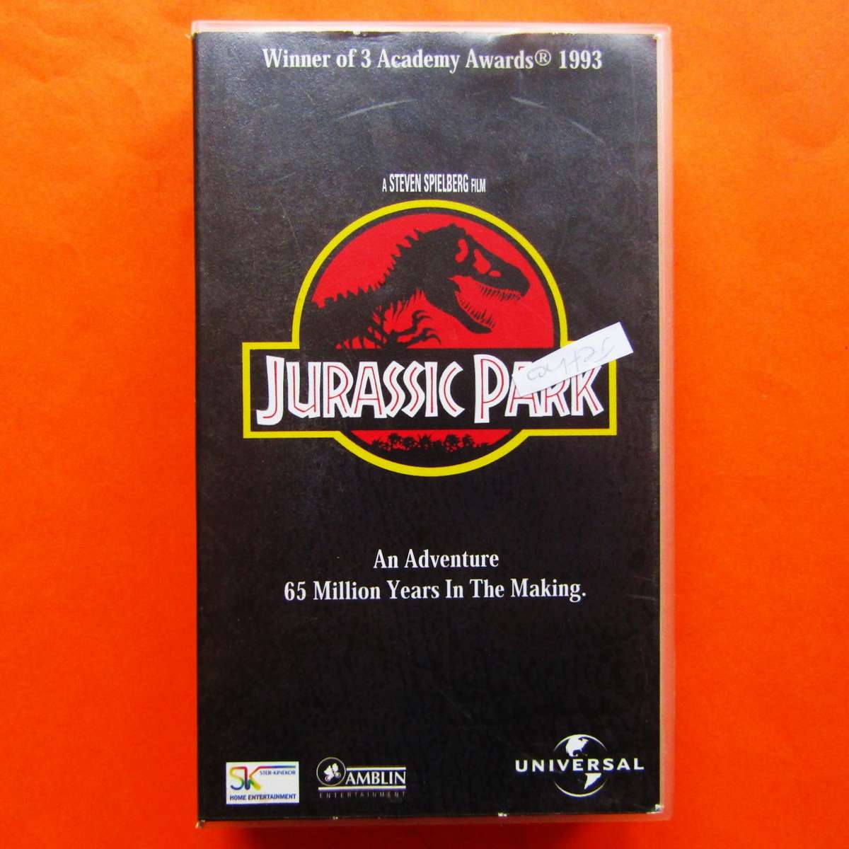 Jurassic Park - Steven Spielberg - Movie VHS Tape (1993)