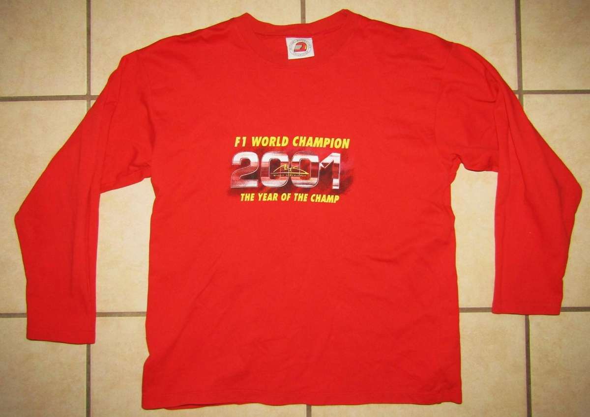 2001 Michael Schumacher F1 World Champion Top