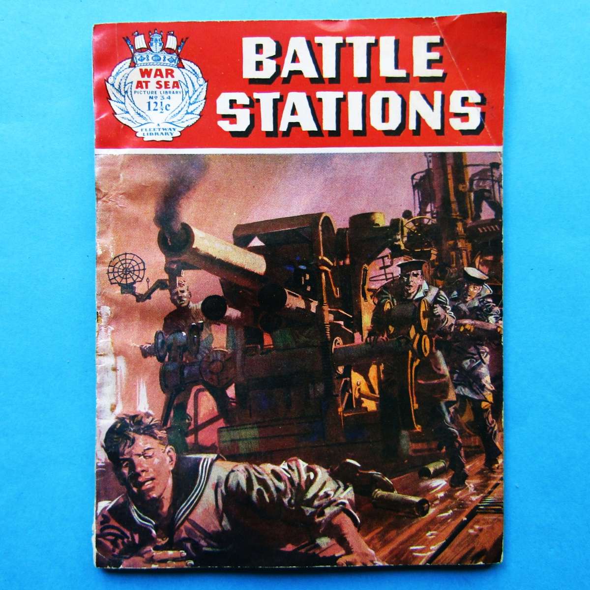 Battle Stations - War at Sea Picture Library No 34 - Comic Book