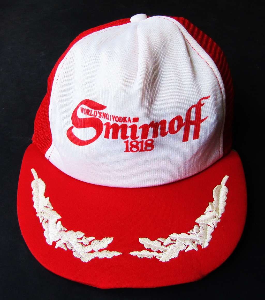 Old Smirnoff Vodka Advertising Cap