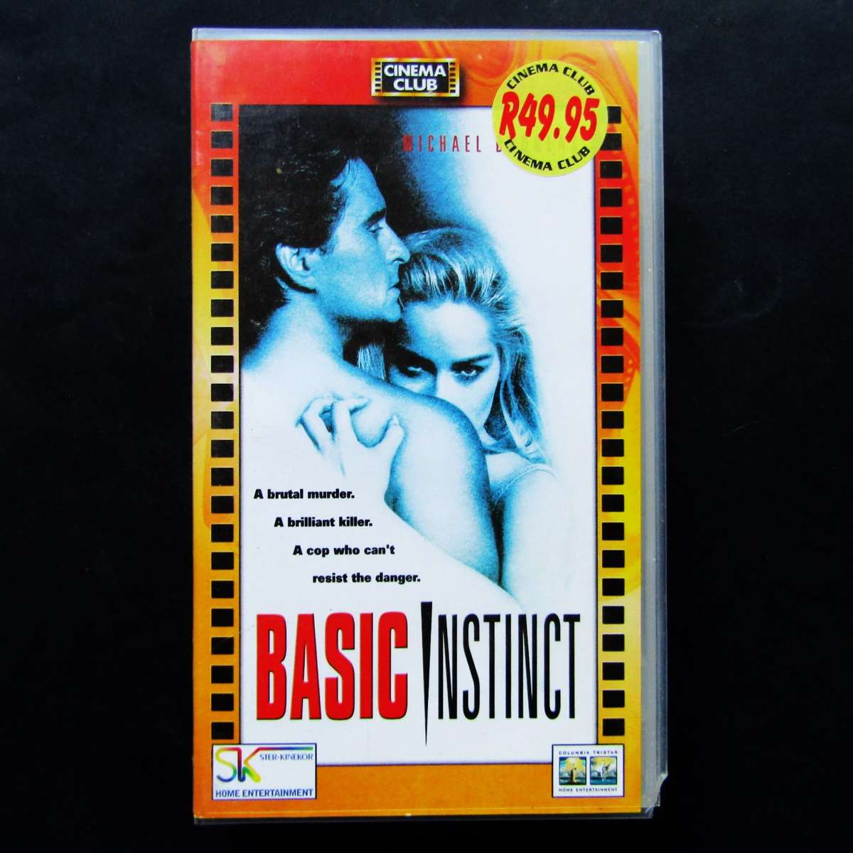 Basic Instinct - Sharon Stone - Movie VHS Tape (1992)